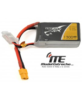 TATTU GENS ACE 1300mah 14,8v 75C 4S1P LIPO BATERIA PACK 