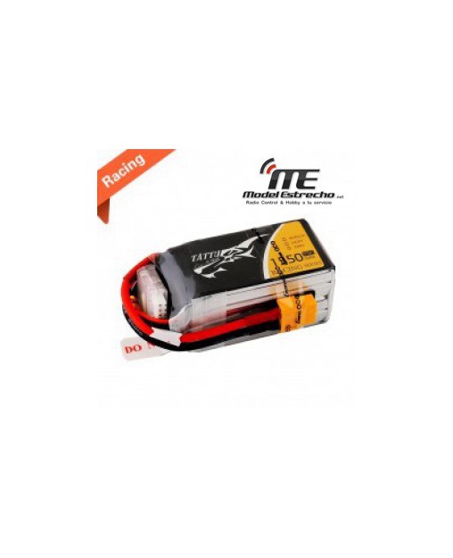TATTU GENS ACE 1550mah 14,8v 75C 4S1P LIPO BATERIA PACK 