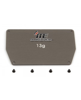 B6 ALUMINUM CHASSIS WEIGHT ,13G