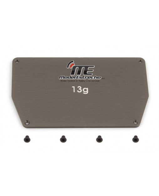 B6 ALUMINUM CHASSIS WEIGHT ,13G