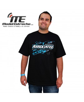 CAMISETA ASSOCIATED NEGRA TALLA L 