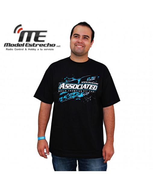 CAMISETA ASSOCIATED NEGRA TALLA L 