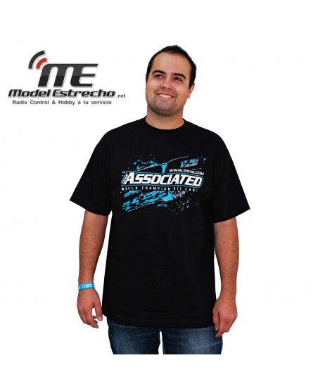 CAMISETA ASSOCIATED NEGRA TALLA L 