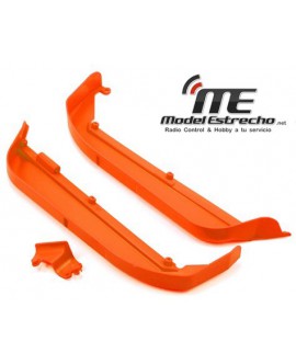 PROTECCIONES LATERALES NARANJA KYOSHO MP9 INFERNO
