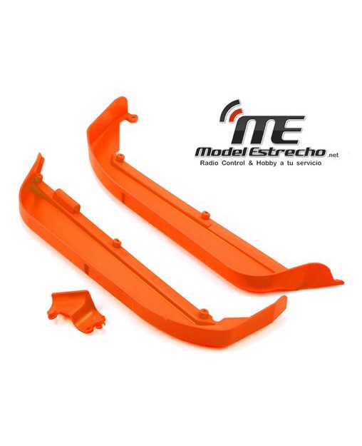 PROTECCIONES LATERALES NARANJA KYOSHO MP9 INFERNO