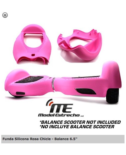 FUNDA SILICONA ROSA CHICLE BALANCE SCOOTER 6.5
