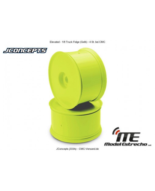 LLANTA ELEVATED 1/8 TRUCK FELGE AMARILLA (4U.)
