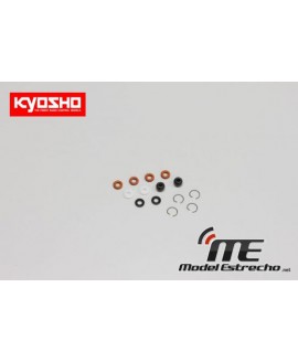 KYOSHO JUNTAS, CLIPS AMORTIGUADORES MP9