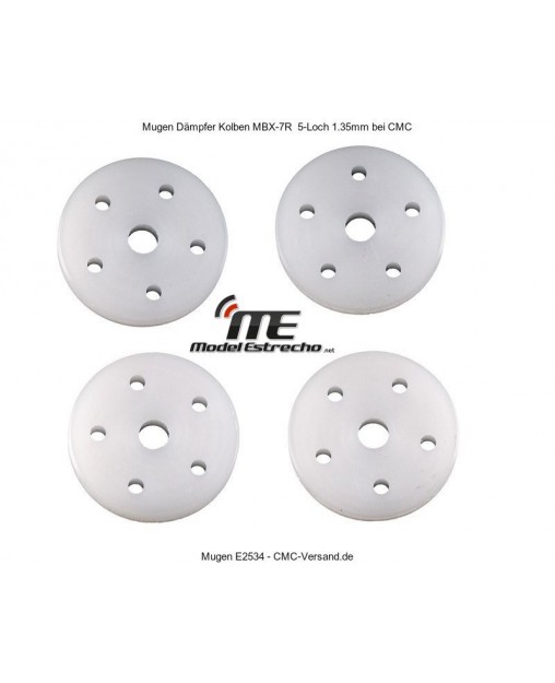 PISTONES AMORTIGUADOR MUGEN MBX7R  1.35X5 (4U.)