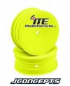 JCONCEPTS LLANTA 1/10 DELANTERA AMARILLA HEX. 12 mm (4Pzs)