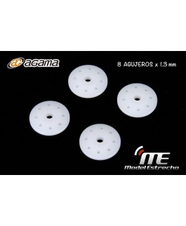 AGAMA PISTON AMORTIGUADOR 8 AGUJEROS DE 1.3mm