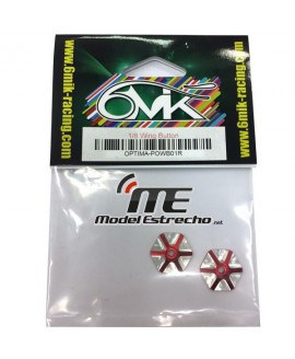 BOTONES ALERON OPTIMA 6MIK ROJOS CNC