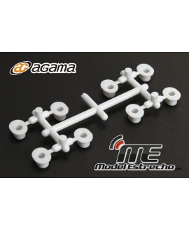 AGAMA CASQUILLOS CONVERGENCIA A215  BLANCO