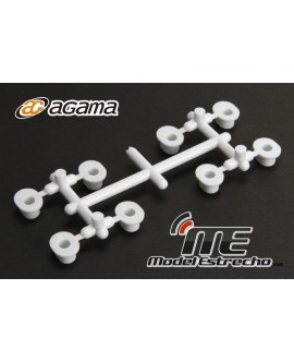 AGAMA CASQUILLOS CONVERGENCIA A215  BLANCO