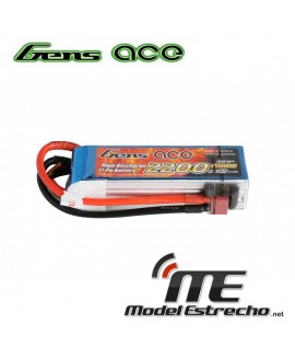 Gens Ace 2200mah11,1v 45C 3S1P LIPO BATERIA PACK