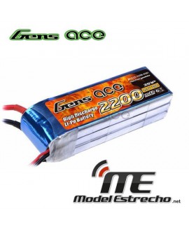 Gens Ace 2200mah11,1v 45C 3S1P LIPO BATERIA PACK