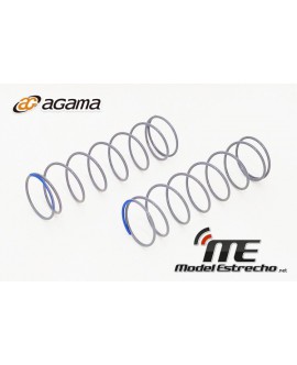 AGAMA MUELLES DELANTEROS A215 SV GRISES PUNTO AZUL BLANDO