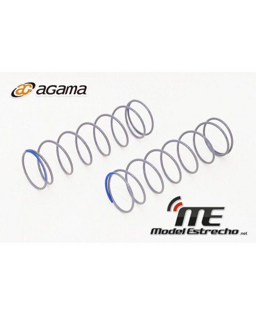 AGAMA MUELLES DELANTEROS A215 SV GRISES PUNTO AZUL BLANDO