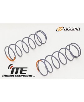 AGAMA MUELLES TRASEROS A215 SV GRISES PUNTO AZUL BLANDO