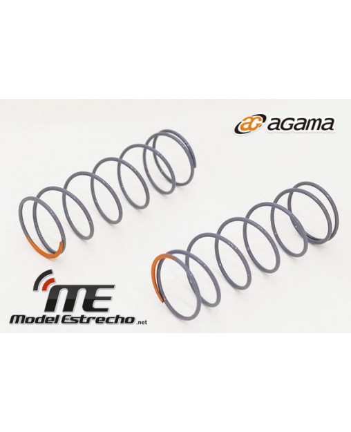 AGAMA MUELLES TRASEROS A215 SV GRISES PUNTO AZUL BLANDO