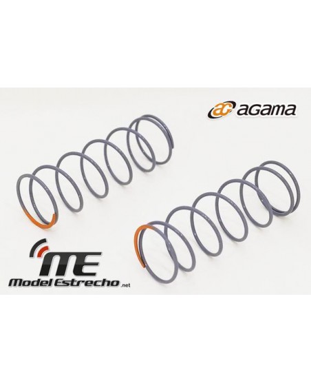 AGAMA MUELLES TRASEROS A215 SV GRISES PUNTO AZUL BLANDO