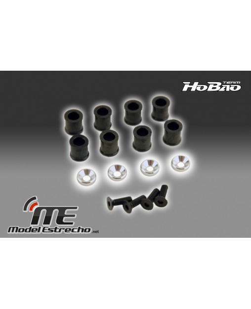 HOBAO TAPONES CNC AMORTIGUADOR HYPER 9 Y VS NITRO Y ECO