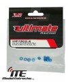 ULTIMATE TUERCAS 3mm AUTOBLOCANTE ALUMINIO ROJAS 3mm (10u.)