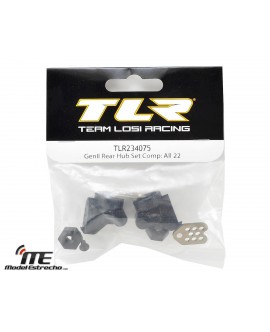 TLR GEN II REAR HUB SET COMPLETE ALL 22