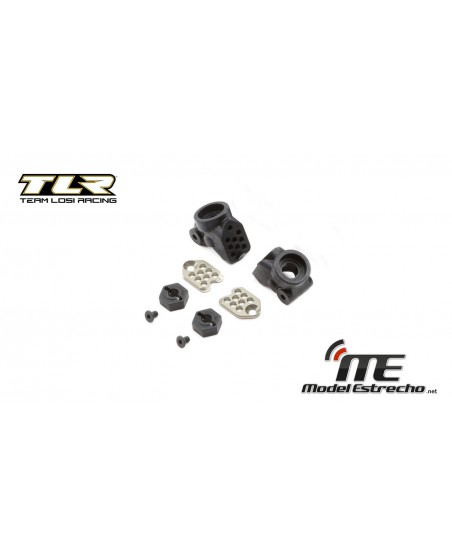 TLR GEN II REAR HUB SET COMPLETE ALL 22
