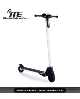 PATINETE ELECTRICO  BLANCO BATERIA 7.8 AH