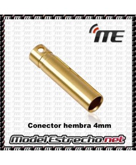 CONECTOR HEMBRA 4mm  (1U.)