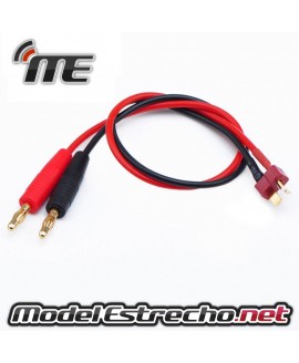 CABLE CARGA T DEANS Y BANANA 4mm 