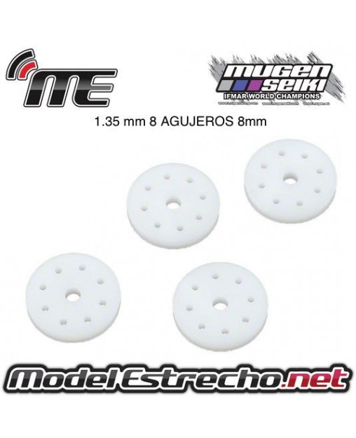 PISTONES AMORTIGUADOR MUGEN MBX7R  1.35X5 (4U.)