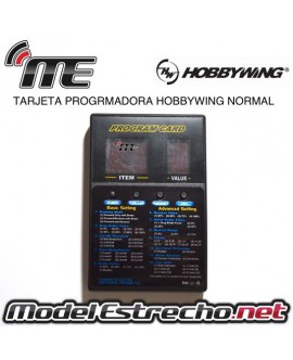 TARJETA PROGRAMADORA HOBBYWING NORMAL 5 MENU