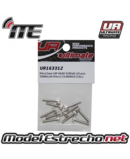 TORNILLOS M3x12mm CILINDRICO (10U.)