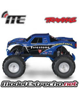 TRAXXAS BIG FOOT 1/10TH  MOSTER TRUCK RTR AZUL