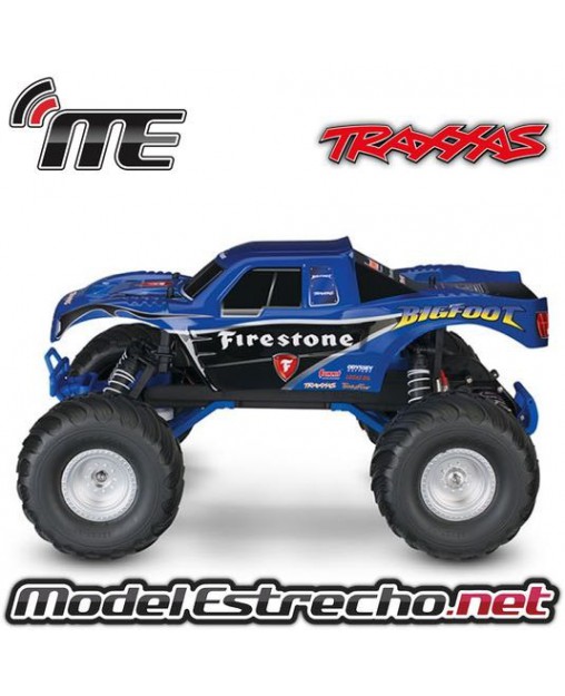 TRAXXAS BIG FOOT 1/10TH  MOSTER TRUCK RTR AZUL