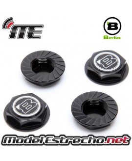 TUERCAS RUEDAS CIEGAS AUTOBLOCANTES BETA NEGRO