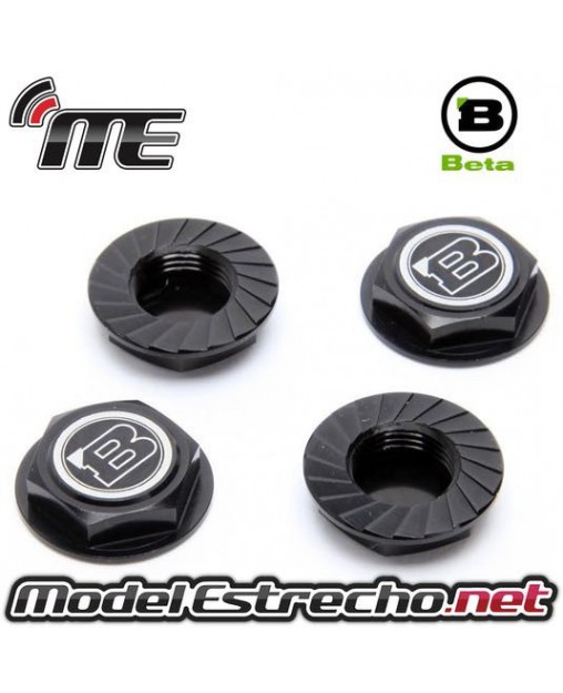 TUERCAS RUEDAS CIEGAS AUTOBLOCANTES BETA NEGRO