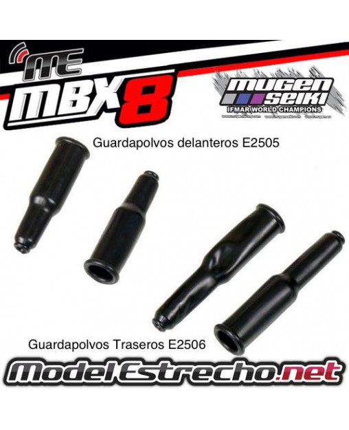 GUARDAPOLVOS DELANTEROS (2U.) Y TRASERO (2U.) MBX7