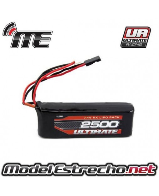 BATERIA LIPO LINEA RX 2500MAH 7.4V  ULTIMATE