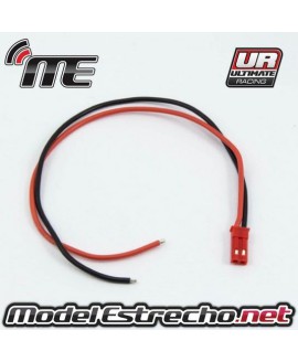 CONECTOR BEC MACHO CON CABLE 20 CM