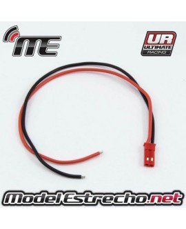 CONECTOR BEC MACHO CON CABLE 20 CM