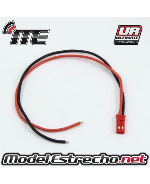 CONECTOR BEC MACHO CON CABLE 20 CM