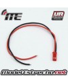 CONECTOR BEC MACHO CON CABLE 20 CM