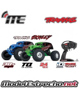 TRAXXAS SKULLY 1/10 TH MONSTER TRUCH RTR AZUL