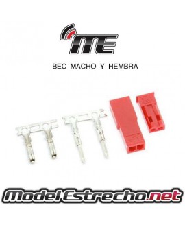 CONECTOR BEC MACHO Y HEMBRA
