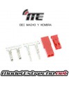 CONECTOR BEC MACHO Y HEMBRA