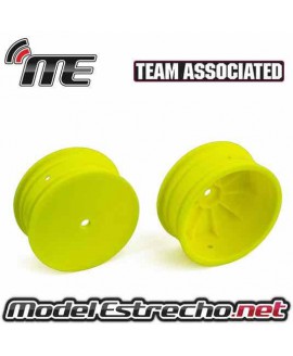 ASSOCIATED LLANTAS DELANTERA AMARILLA  4WD 2.2in 12mm