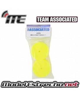 ASSOCIATED LLANTAS DELANTERA AMARILLA  4WD 2.2in 12mm